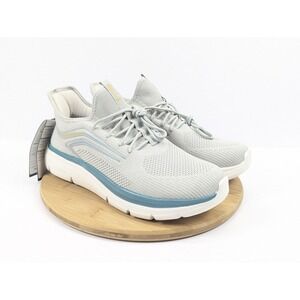 FitVille Cloud Strider V1 Mens 13 Wide Shoes Walking Running Blue Gray Sneakers